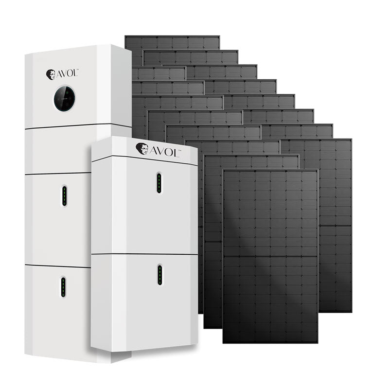 7kW Panels + 20kWh AVOL Battery Solar System Kit — BlueE Technology