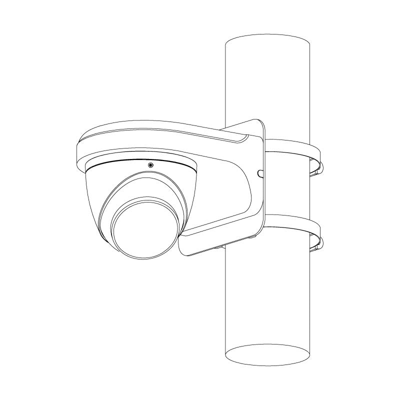 Professional AI Series 8.0MP Fixed Turret (Black)