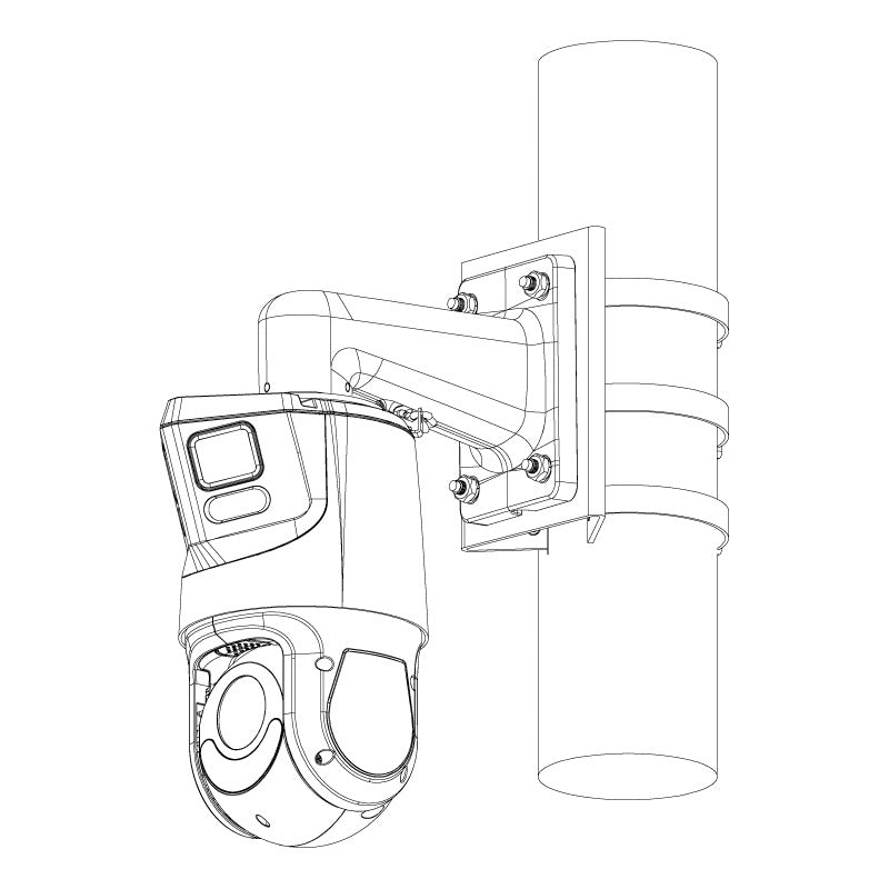 VIP Vision Professional AI MultiVision PTZ + 180° IP Camera