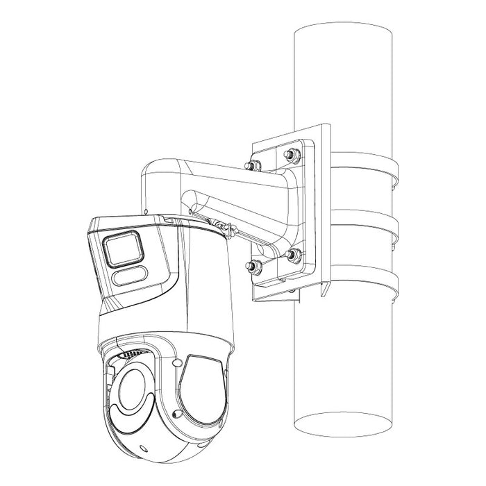 VIP Vision Professional AI Multi Vision Camera (PTZ + 180° Turret)