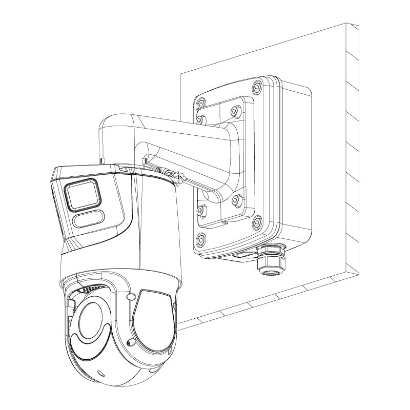 VIP Vision Professional AI MultiVision PTZ + 180° IP Camera