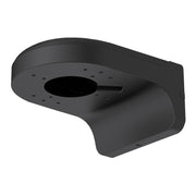Black right angle wall mount camera bracket for indoor use by Rhino.